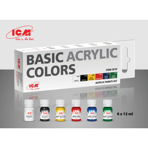 Basic Acrylic Colors Paint Set -3010