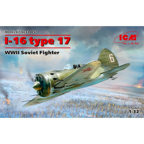 I-16 type 17, WWII Soviet Fighter -32005