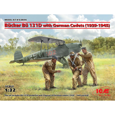 Bücker Bü 131D with German Cadets (1939-1945) -32034