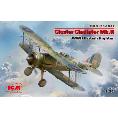 Gloster Gladiator Mk.II WWII British Fighter -32041