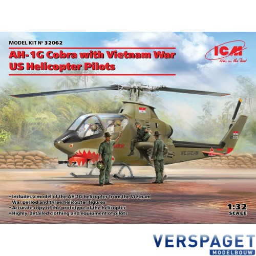 AH-1G Cobra with Vietnam War US Helicopter Pilots -32062