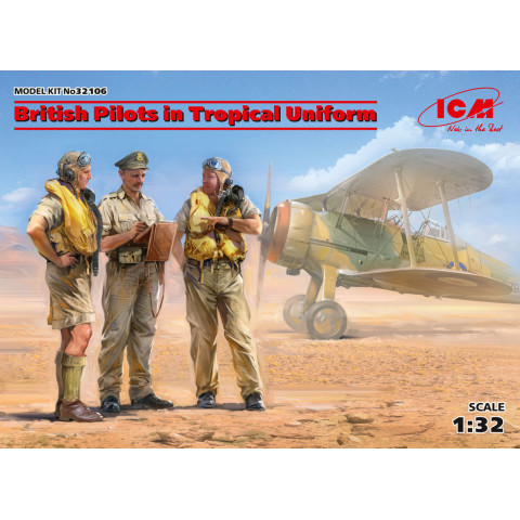 British Pilots in Tropical Uniform 1933-43 -32106