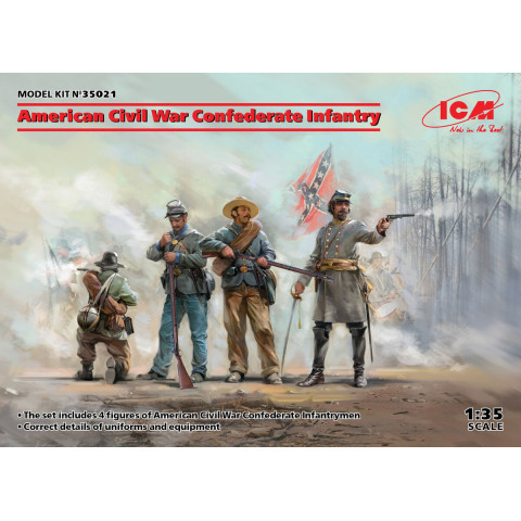 American Civil War Confederate Infantry -35021