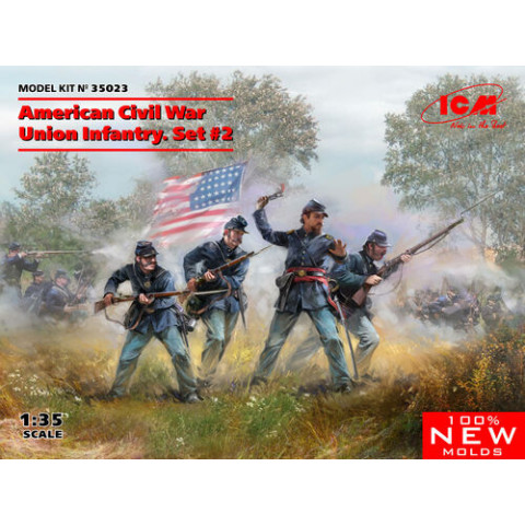 American Civil War Union Infantry. Set #2 -35023