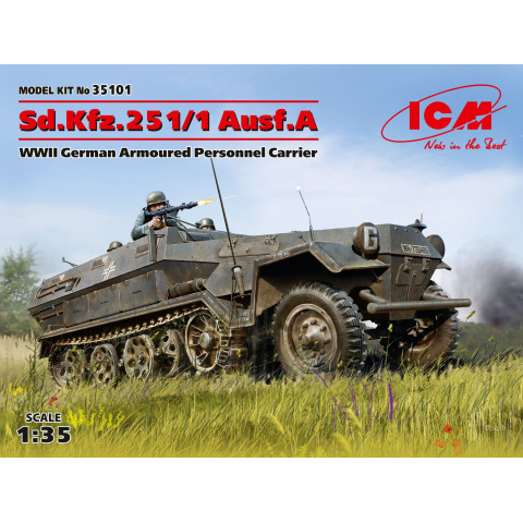 Sd.Kfz.251/1 Ausf.A, WWII German Armoured Personnel Carrier  -35101