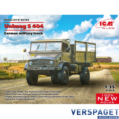 Unimog S 404 German military truck -35135
