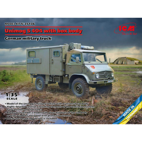 Unimog S 404 with box body -35136