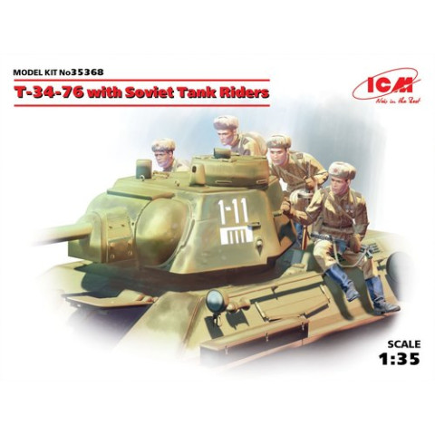 T-34-76 with Soviet Tank Riders -35368
