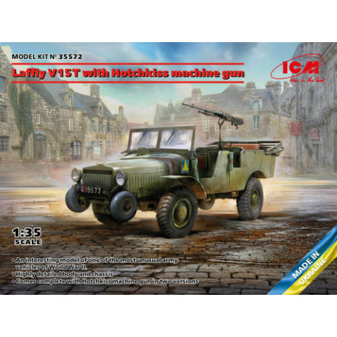 Laffly V15T with Hotchkiss machine gun -35572