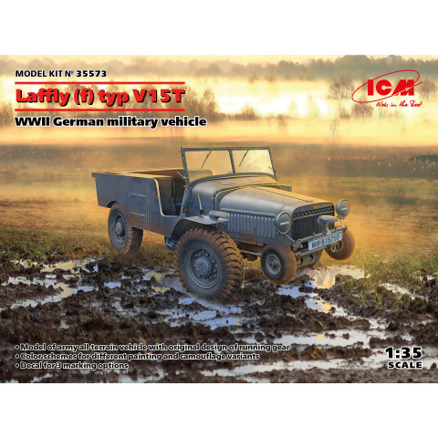 Laffly (f) Typ V15T WWII German military vehicle -35573