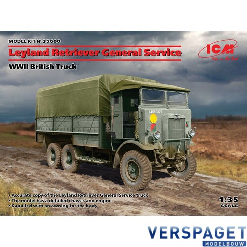 Leyland Retriever General Service, WWII British Truck -35600