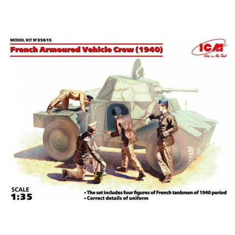 French Armoured Vehicle Crew -35615