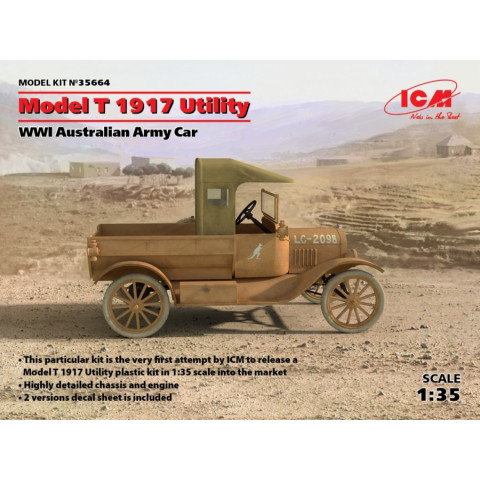 Model T 1917 Utility, WWI Australian Army Car -35664