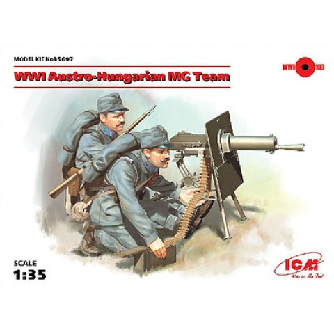 WWI Austro-Hungarian MG Team -35697