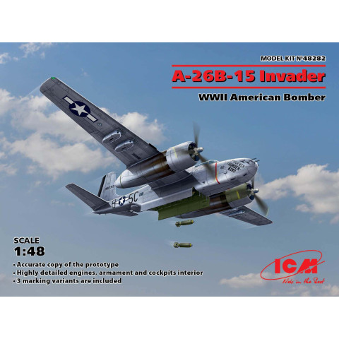 A-26B-15 Invader, WWII American Bomber -48282