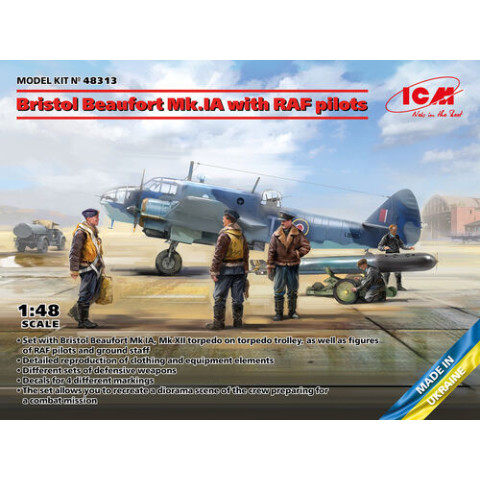 Bristol Beaufort Mk.IA with RAF Pilots -48313