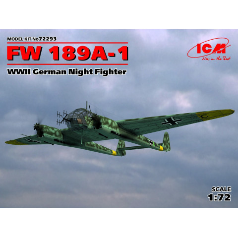 Focke-Wulf Fw-189A-1  WWII German Night Fighter -72293