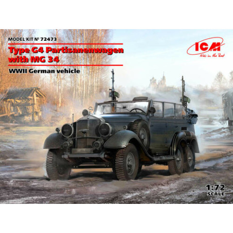 Type G4 Partisanenwagen with MG 34 WWII German vehicle -72473