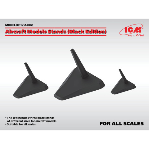 Aircraft Models Stands Black Edition -A002