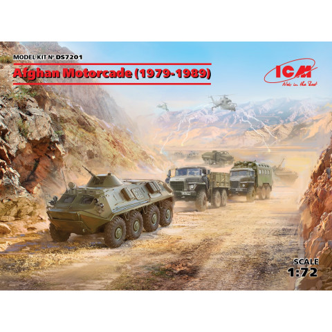 Afghan Motorcade (1979-1989) (URAL-375D, URAL-375A, ATZ-5-375, BTR-60PB) -DS7201