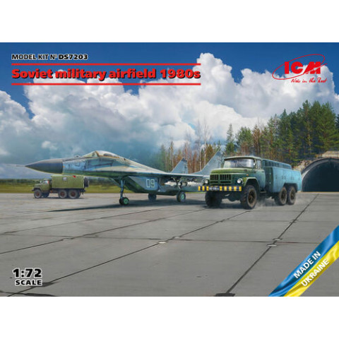 Soviet military airfield 1980s  ZiL-131 Command Vehicle and Soviet PAG-14 Airfield Plates -DS3703