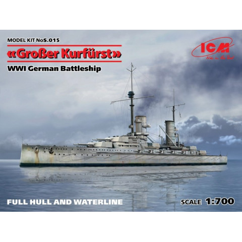 WWI German Battleship Grosser Kurfürst -S0.15