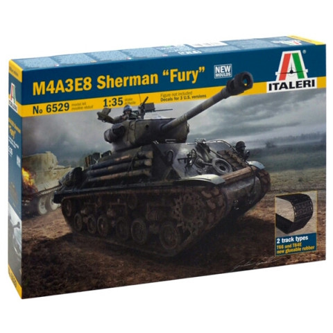 M4A3E8 Sherman "Fury" schaal 1/35 -6529
