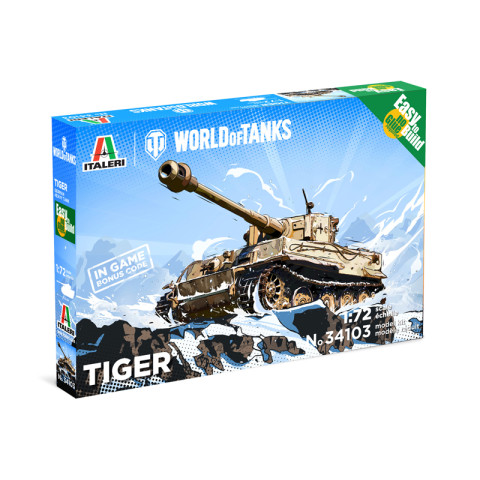 Tiger German Heavy Tank - WoT - Easy to Build -35103