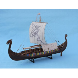 Drakkar Viking houten scheepsmodel 1:50 -772