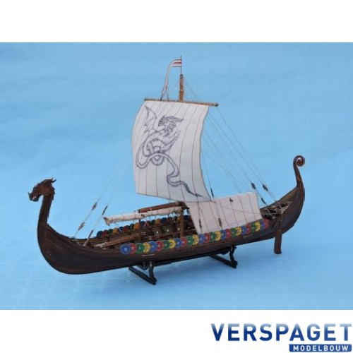 Drakkar Viking houten scheepsmodel 1:50 -772