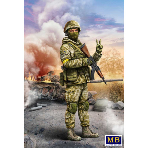 Ukrainian soldier, Defence of Kyiv Russian-Ukrainian War series, Kit №1.  -MB24085