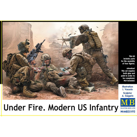Under Fire. Modern US Infantry -MB35193