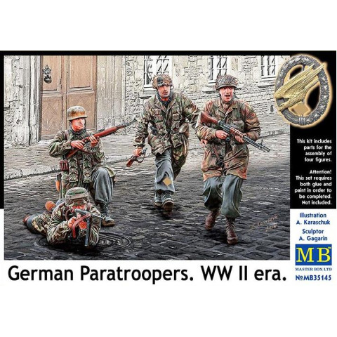 German Paratroopers.  WW II era. -35145