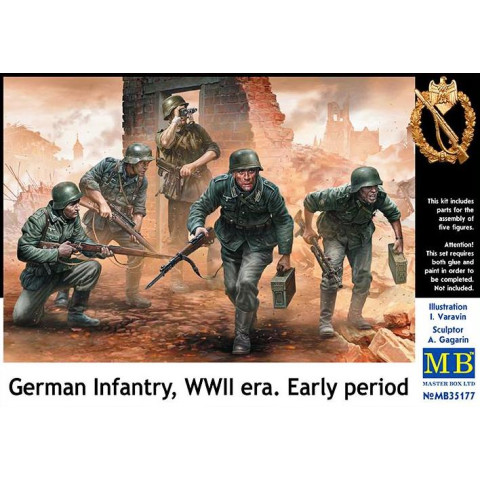 German Infantry  WWII era. Early period -MB35177