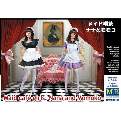 Maid cafè gilrs Nana and Momoko -MB35189