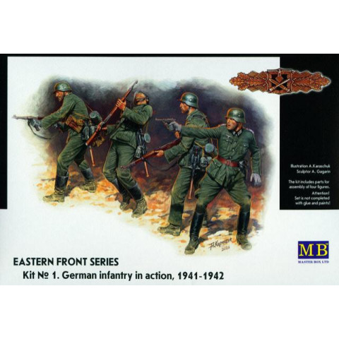 Eastern Front Series Kit No. 1 German infantry in action -MB3522