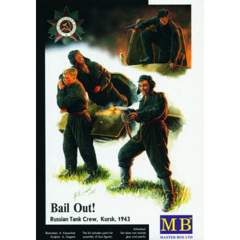 Bail Out! - Russian Tank Crew  Kursk, 1943 1/35  Militairen Figuren WW2 -MB3532