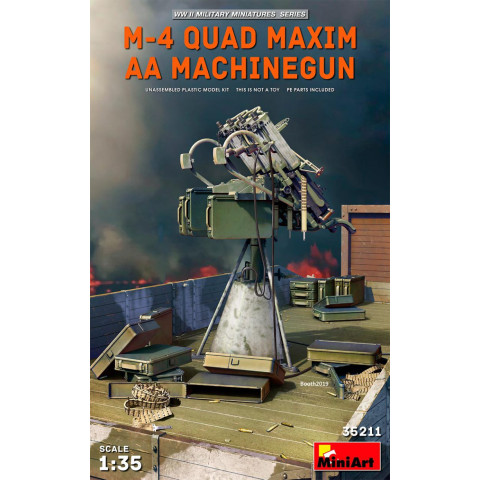 M-4 QUAD MAXIM AA MACHINEGUN -35211