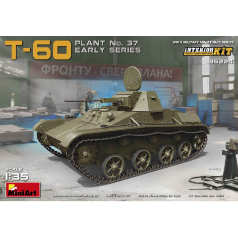 T-60 PLANT No.37 EARLY SERIES & INTERIOR KIT -35224