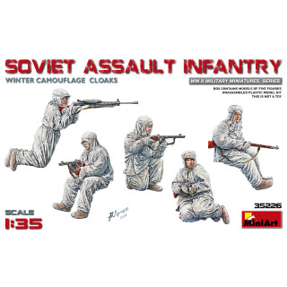 Soviet Assault Infantry Winter Camouflage Cloaks -35226