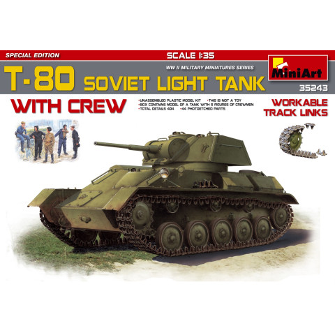 T-80 Soviet Light Tank -35243