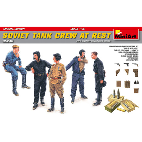 SOVIET TANK CREW AT REST. SPECIAL EDITION -35246