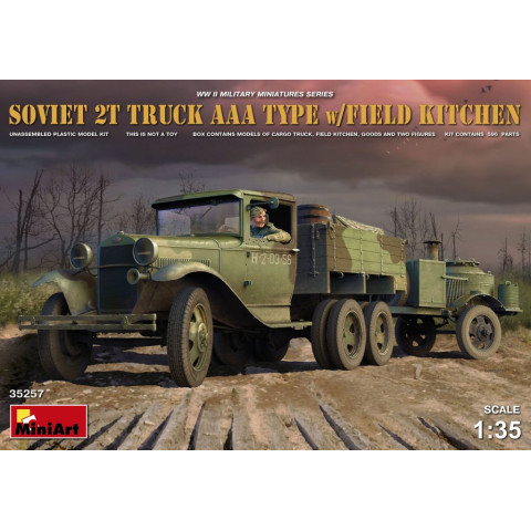SOVIET 2t TRUCK AAA TYPE w/FIELD KITCHEN -35257