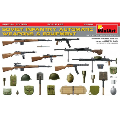 SOVIET INFANTRY AUTOMATIC WEAPONS & EQUIPMENT. SPECIAL EDITION -35268