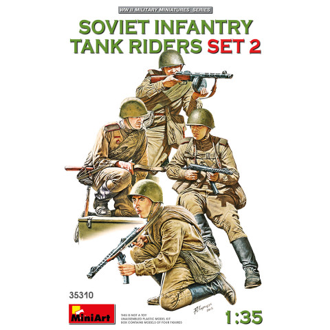SOVIET INFANTRY TANK RIDERS SET 2 -35310