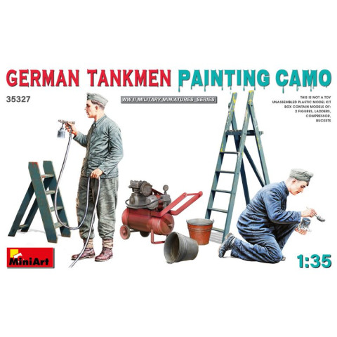 GERMAN TANKMEN CAMO PAINTING -35327