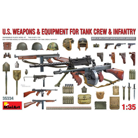 U.S. WEAPONS & EQUIPMENT FOR TANK CREW & INFANTRY -353234