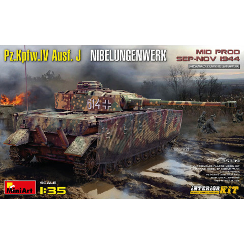 Pz.Kpfw.IV Ausf. J Nibelungenwerk. MID PROD. SEP-NOV 1944 INTERIOR KIT -35339