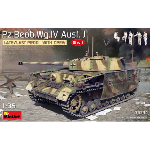 Pz.Beob.Wg.IV Ausf. J Late/Last Prod. 2in1 with Crew -35344