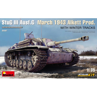StuG III Ausf. G March 1943 Alkett Prod. WITH WINTER TRACKS. INTERIOR KIT -35367